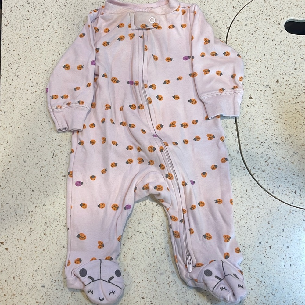 Light Purple Carters lady bug onesie